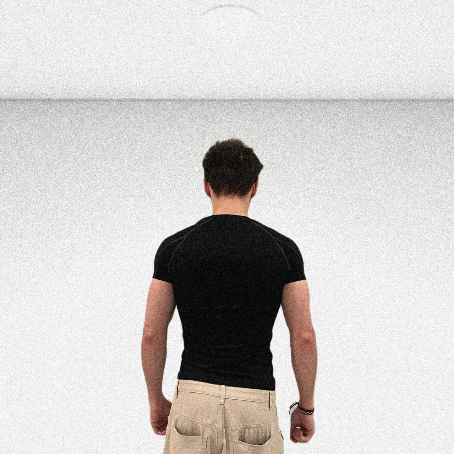 GORPCORP™ ACTIVE TEE - Black / Gray Contrast