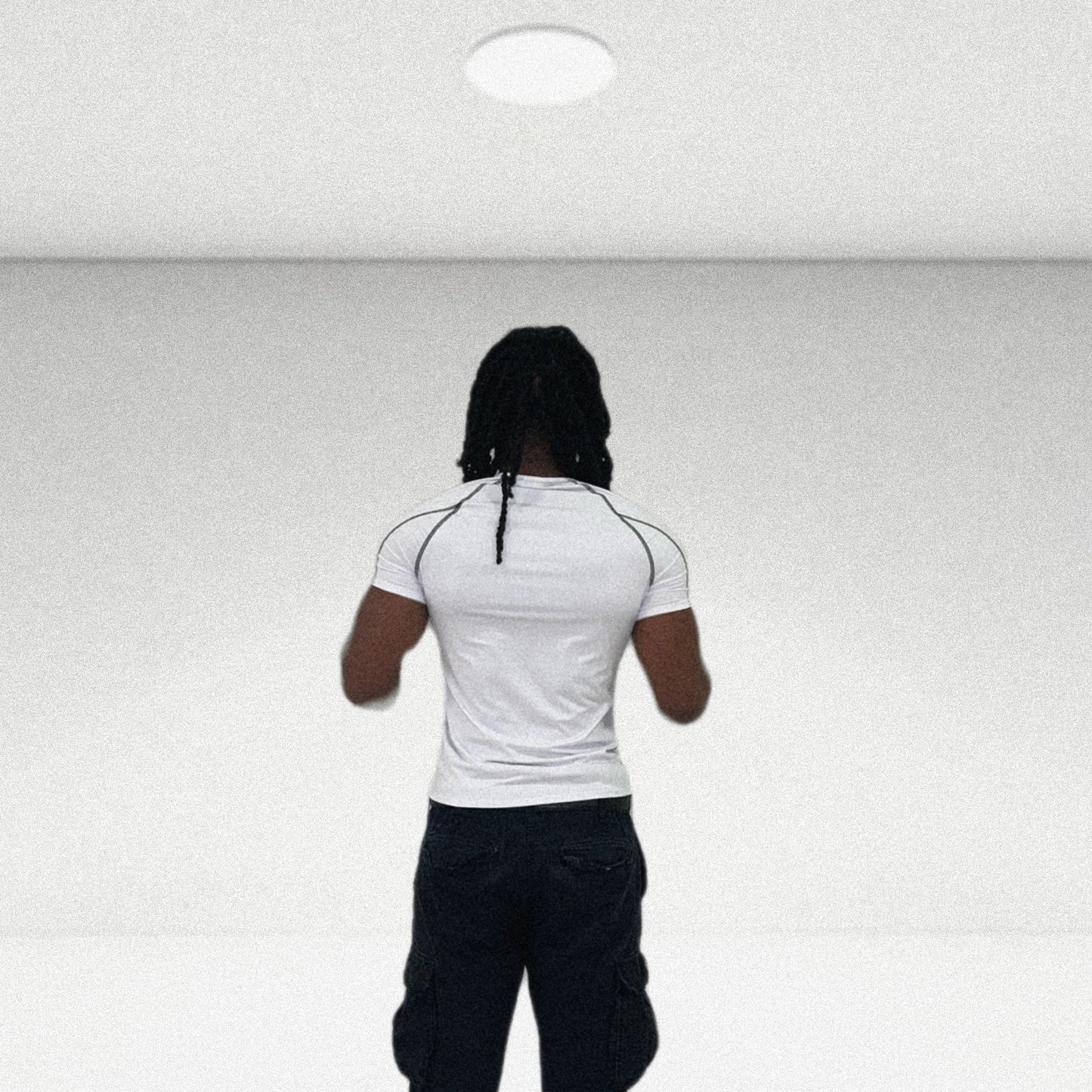 GORPCORP™ ACTIVE TEE - WHITE/BLACK CONTRAST