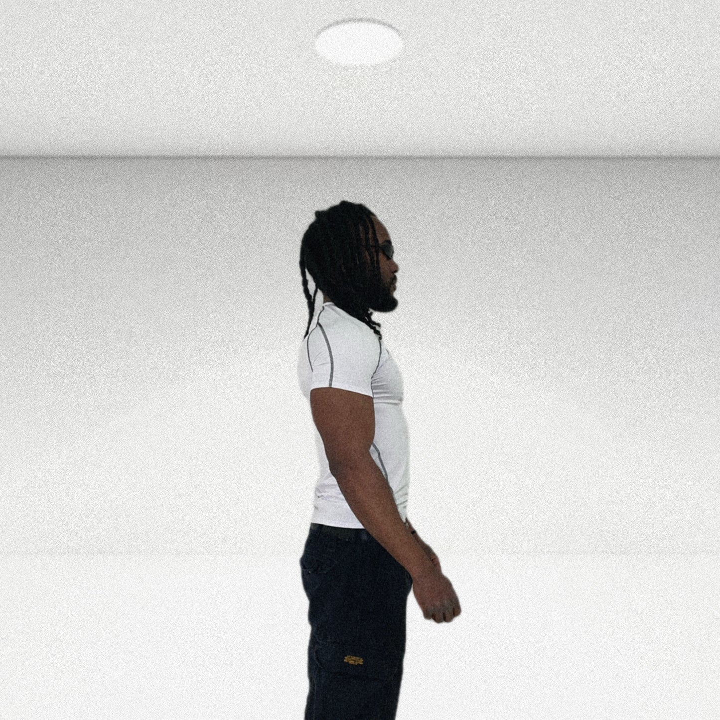 GORPCORP™ ACTIVE TEE - WHITE/BLACK CONTRAST